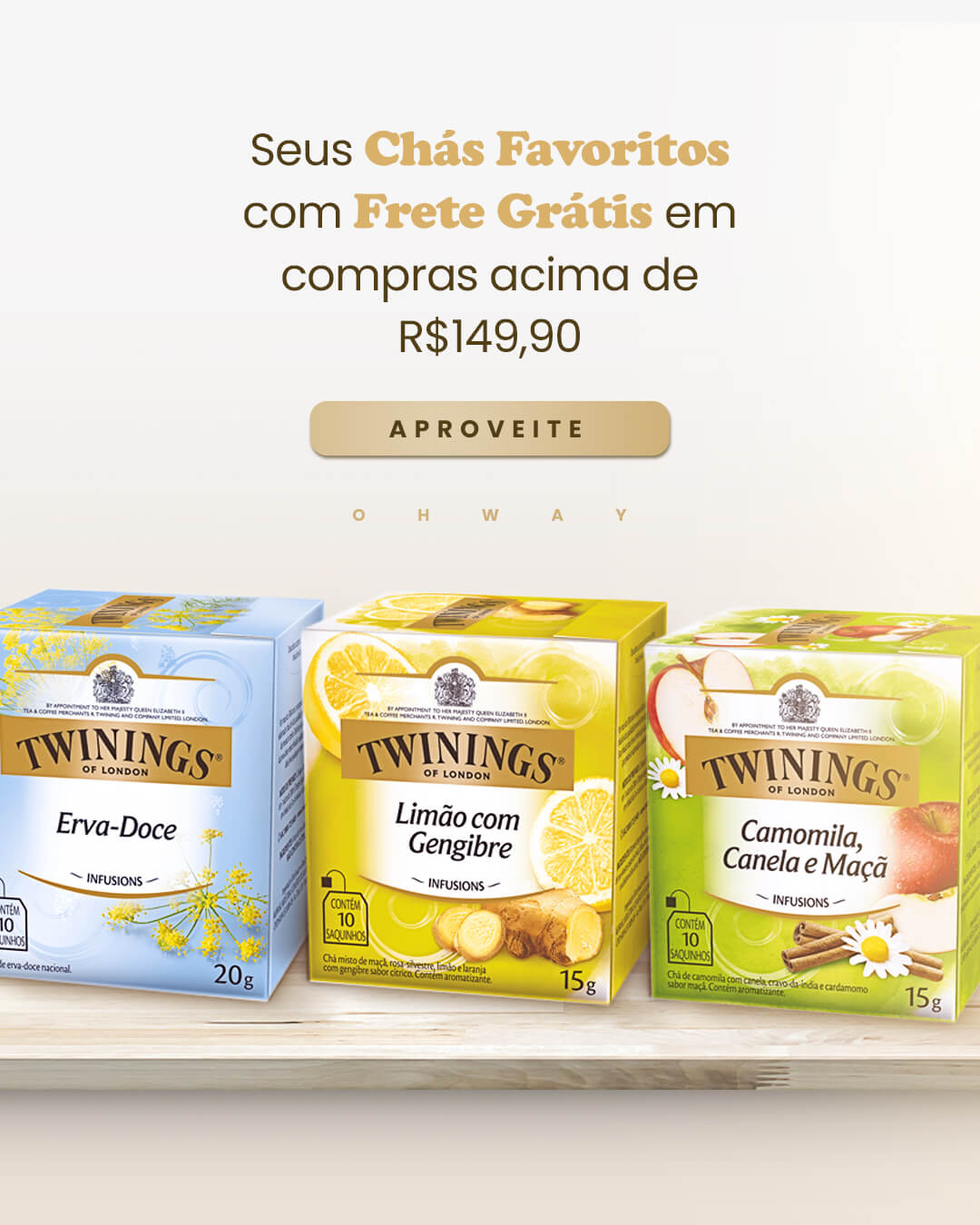 Chá Twinings - Ohway